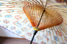 画像をギャラリービューアに読み込む, 蛇の目傘【四君子カラフル(軒紫)】 - 和傘CASA