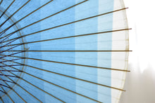 画像をギャラリービューアに読み込む, 蛇の目傘【阿波和紙藍染　藍段染め】 - 和傘CASA
