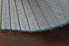 画像をギャラリービューアに読み込む, 日傘【二重張　浅葱色×透かし文様紙】
