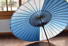 画像をギャラリービューアに読み込む, 日傘【藍ぼかし染め（非対称）】
