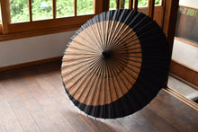 画像をギャラリービューアに読み込む, 日傘【月奴　柿渋×黒】
