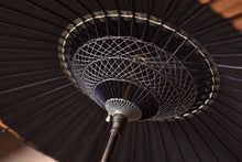 画像をギャラリービューアに読み込む, 日傘【月奴　黒×柿渋】
