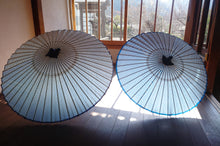 画像をギャラリービューアに読み込む, 小蛇の目傘【月奴　橙×花柄】
