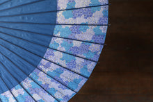 画像をギャラリービューアに読み込む, 日傘【月奴　青×あじさい】 - 和傘CASA
