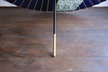 画像をギャラリービューアに読み込む, 蛇の目傘【縞帯　紺×菊唐草】
