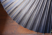 画像をギャラリービューアに読み込む, 蛇の目傘【縞帯　紺×菊唐草】
