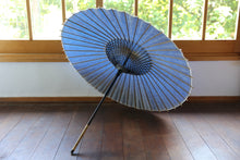 画像をギャラリービューアに読み込む, 日傘【二重張　紺×渦まき】 （小骨黒）
