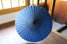 画像をギャラリービューアに読み込む, 日傘【二重張　紺×渦まき】 （小骨黒）
