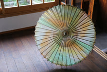 Cargar imagen en el visor de la galería, Sombrilla [Ajiro Kasumi Dyed Green Colorful]
