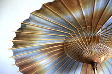 画像をギャラリービューアに読み込む, 日傘【網代 かすみ染め ブルーブラウン】(ココアブラウン)(女竹)
