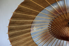 画像をギャラリービューアに読み込む, 蛇の目傘【助六　柿渋染(黒柿)×かすみ染め(ブルーブラウン)】
