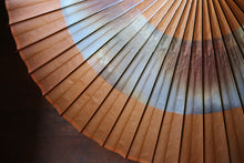 画像をギャラリービューアに読み込む, 蛇の目傘【助六　柿渋染×かすみ染め(ブルーブラウン)】
