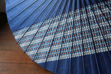 画像をギャラリービューアに読み込む, 日傘【縞帯　紺×格子模様】 - 和傘CASA
