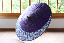 画像をギャラリービューアに読み込む, 日傘【月奴　紫×あじさい】
