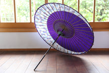 画像をギャラリービューアに読み込む, 日傘【月奴　紫×あじさい】
