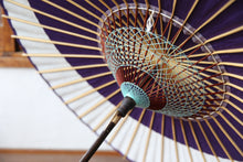 画像をギャラリービューアに読み込む, 日傘【月奴　紫×あじさい】
