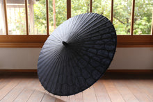 将图片加载到图库查看器，日傘【二重張　紺×渦巻き】 - 和傘CASA
