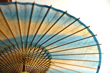 画像をギャラリービューアに読み込む, 日傘【二重張　胡粉×ぼかし染め（ブルーイエロー）】
