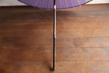 画像をギャラリービューアに読み込む, 日傘【縞帯　ラベンダー×花柄】 - 和傘CASA
