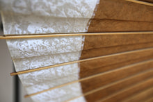 画像をギャラリービューアに読み込む, 蛇の目傘【軒奴　柿渋(黒柿)×白胡粉】（グレー）
