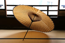 画像をギャラリービューアに読み込む, 蛇の目傘【柿渋染(黒柿)】（ブルー）
