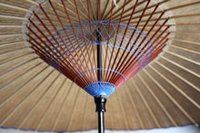 画像をギャラリービューアに読み込む, 蛇の目傘【柿渋染(黒柿)】（ブルー）
