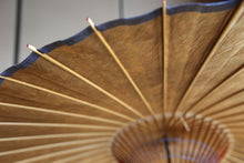 画像をギャラリービューアに読み込む, 蛇の目傘【柿渋染(黒柿)】（ブルー）
