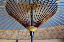 画像をギャラリービューアに読み込む, 蛇の目傘【月奴　水色×ヨット】 - 和傘CASA
