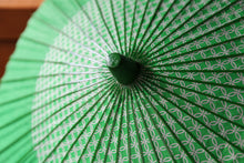 画像をギャラリービューアに読み込む, 日傘【花奴　七宝×緑】
