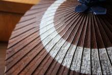 画像をギャラリービューアに読み込む, 蛇の目傘【中張　柿渋染(黒柿)×白胡粉】 (女竹) - 和傘CASA
