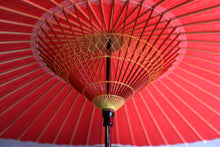 画像をギャラリービューアに読み込む, 蛇の目傘【赤】
