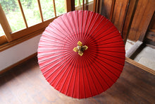 画像をギャラリービューアに読み込む, 蛇の目傘【赤】
