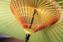 画像をギャラリービューアに読み込む, 蛇の目傘【黄緑】
