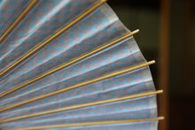 画像をギャラリービューアに読み込む, 日傘【二重張　紺×水玉（水色）】
