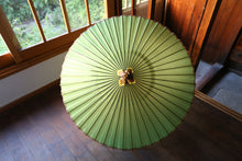 画像をギャラリービューアに読み込む, 蛇の目傘【黄緑】
