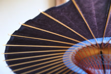 画像をギャラリービューアに読み込む, 蛇の目傘【中張　紫黒×空色】
