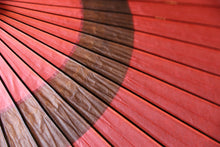 画像をギャラリービューアに読み込む, 蛇の目傘【中張　ピンク×黒柿】
