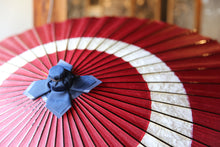 画像をギャラリービューアに読み込む, 蛇の目傘【中張　赤×白胡粉】
