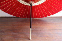 画像をギャラリービューアに読み込む, 蛇の目傘【中張　赤×白胡粉】
