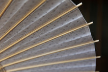 画像をギャラリービューアに読み込む, 日傘【二重張　柿渋染手漉き美濃和紙（黒柿）×透かし和紙水玉（小）】
