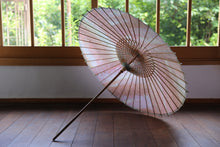 画像をギャラリービューアに読み込む, 日傘【二重張　ムラ染　ピンク系×白】
