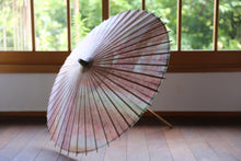 画像をギャラリービューアに読み込む, 日傘【二重張　ムラ染　ピンク系×白】
