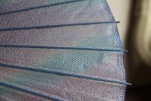 画像をギャラリービューアに読み込む, 日傘【二重張　格子×ぼかし染め（ブルーパープル）】
