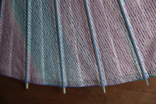 画像をギャラリービューアに読み込む, 日傘【二重張　格子×ぼかし染め（ブルーパープル）】
