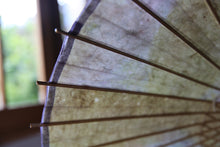 Cargar imagen en el visor de la galería, Sombrilla [de doble capa, teñida irregularmente, de color blanco verdoso].
