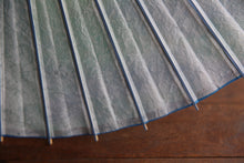 画像をギャラリービューアに読み込む, 日傘【二重張　胡粉×ぼかし染め（ブルーグリーン）】
