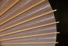 Cargar imagen en el visor de la galería, 日傘【二重張　柿渋染手漉き美濃和紙（原液）×透かし和紙水玉（小）】 - 和傘CASA
