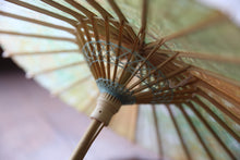 画像をギャラリービューアに読み込む, まめ和傘【ムラ染め　オレンジグリーンA】
