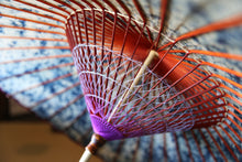 画像をギャラリービューアに読み込む, 蛇の目傘【ギャラクシー（赤骨）】 （女竹） - 和傘CASA
