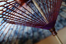 画像をギャラリービューアに読み込む, 蛇の目傘【ギャラクシー（赤骨）】 （女竹） - 和傘CASA
